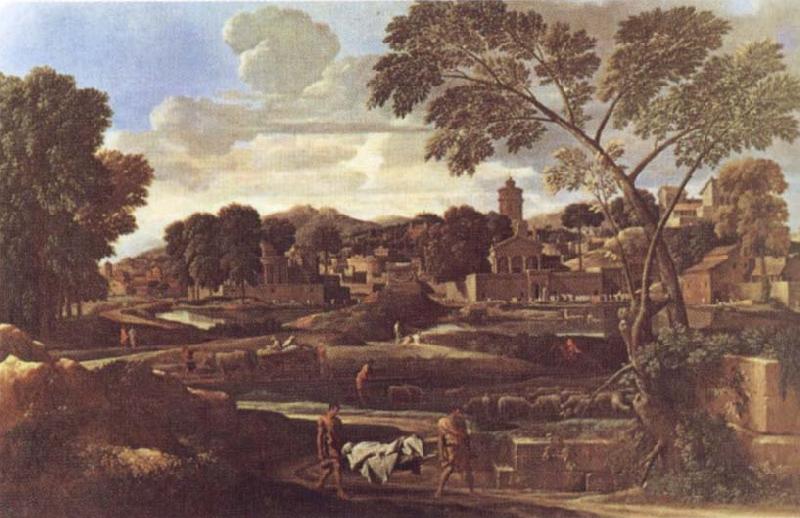 Nicolas Poussin Landscape with the Funeral of Phocion China oil painting art